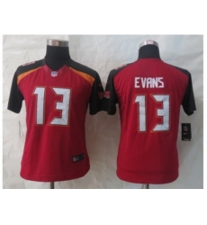 Women 2014 New Nike Tampa Bay Buccaneers #13 Evans red Jerseys Women 2014 New Nike Tampa Bay Buccaneers #13 Evans red Jerseys