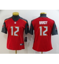 Women Buccaneers 12 Tom Brady Red Women Vapor Untouchable Limited Jersey Women Buccaneers 12 Tom Brady Red Women Vapor Untouchable Limited Jersey