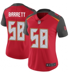 Women Buccaneers 58 Shaquil Barrett Red Team Color Stitched Football Vapor Untouchable Limited Jersey Women Buccaneers 58 Shaquil Barrett Red Team Color Stitched Football Vapor Untouchable Limited Jersey