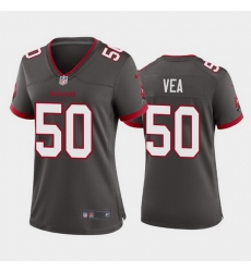 Women Nike Tampa Bay Buccaneers 50 Vita Vea Pewter Alternate Vapor Limited Jersey Women Nike Tampa Bay Buccaneers 50 Vita Vea Pewter Alternate Vapor Limited Jersey