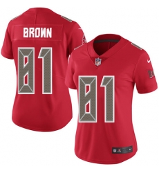 Women Nike Tampa Bay Buccaneers 81 Antonio Brown Red Women Stitched NFL Limited Rush Jersey Women Nike Tampa Bay Buccaneers 81 Antonio Brown Red Women Stitched NFL Limited Rush Jersey