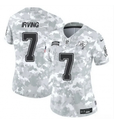 Women Tampa Bay Buccaneers 7 Bucky Irving 2024 F U S E Arctic Camo Salute To Service Limited Stitched Football Jersey Women Tampa Bay Buccaneers 7 Bucky Irving 2024 F U S E Arctic Camo Salute To Service Limited Stitched Football Jersey