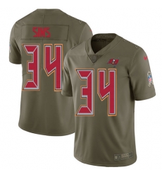 Womens Nike Buccaneers #34 Charles Sims Olive Youth Stitched NFL Limited 2017 Salute to Service Jersey Womens Nike Buccaneers #34 Charles Sims Olive Youth Stitched NFL Limited 2017 Salute to Service Jersey