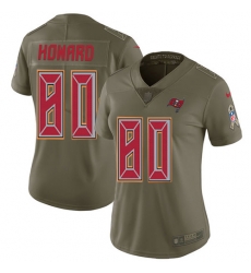 Womens Nike Buccaneers #80 O J Howard Olive Stitched NFL Limited 2017 Salute to Service Jersey Womens Nike Buccaneers #80 O J Howard Olive Stitched NFL Limited 2017 Salute to Service Jersey