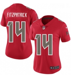 Womens Nike Tampa Bay Buccaneers 14 Ryan Fitzpatrick Limited Red Rush Vapor Untouchable NFL Jersey Womens Nike Tampa Bay Buccaneers 14 Ryan Fitzpatrick Limited Red Rush Vapor Untouchable NFL Jersey
