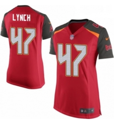 Womens Nike Tampa Bay Buccaneers 47 John Lynch Game Red Team Color NFL Jersey Womens Nike Tampa Bay Buccaneers 47 John Lynch Game Red Team Color NFL Jersey