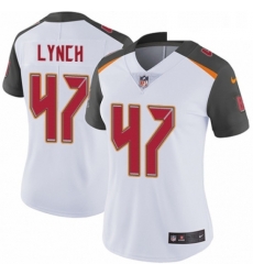 Womens Nike Tampa Bay Buccaneers 47 John Lynch White Vapor Untouchable Elite Player NFL Jersey Womens Nike Tampa Bay Buccaneers 47 John Lynch White Vapor Untouchable Elite Player NFL Jersey