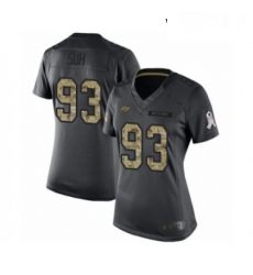 Womens Tampa Bay Buccaneers 93 Ndamukong Suh Limited Black 2016 Salute to Service Football Jersey Womens Tampa Bay Buccaneers 93 Ndamukong Suh Limited Black 2016 Salute to Service Football Jersey