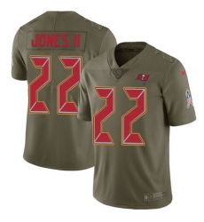 Nike Buccaneers #22 Ronald Jones II Olive Youth Stitched NFL Limited 2017 Salute to Service Jersey Nike Buccaneers #22 Ronald Jones II Olive Youth Stitched NFL Limited 2017 Salute to Service Jersey