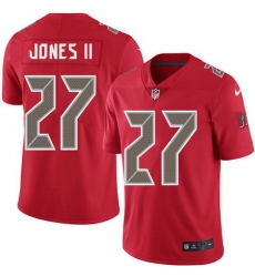 Nike Buccaneers #27 Ronald Jones II Red Youth Stitched NFL Limited Rush Jersey Nike Buccaneers #27 Ronald Jones II Red Youth Stitched NFL Limited Rush Jersey