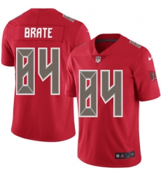 Youth Nike Buccaneers #84 Cameron Brate Red Stitched NFL Limited Rush Jersey Youth Nike Buccaneers #84 Cameron Brate Red Stitched NFL Limited Rush Jersey