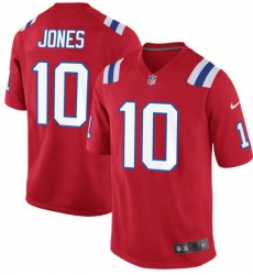 Men New England Patriots 10 Mac Jones Red 2021 Draft Jersey Men New England Patriots 10 Mac Jones Red 2021 Draft Jersey