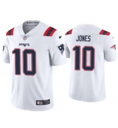 Men New England Patriots 10 Mac Jones White 2021 Draft Jersey Men New England Patriots 10 Mac Jones White 2021 Draft Jersey