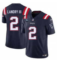 Men New England Patriots 2 Harold Landry III Navy 2025 F U S E With 1 Star C Patch Vapor Limited Stitched Football Jersey Men New England Patriots 2 Harold Landry III Navy 2025 F U S E With 1 Star C Patch Vapor Limited Stitched Football Jersey