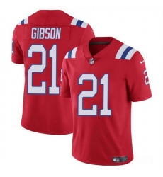 Men New England Patriots 21 Antonio Gibson Red Vapor Limited Stitched Football Jersey Men New England Patriots 21 Antonio Gibson Red Vapor Limited Stitched Football Jersey