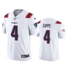 Men New England Patriots 4 Bailey Zappe White Vapor Untouchable Limited Stitched Jersey Men New England Patriots 4 Bailey Zappe White Vapor Untouchable Limited Stitched Jersey