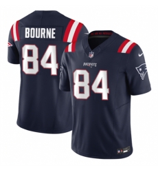 Men New England Patriots 84 Kendrick Bourne Navy 2023 F U S E Vapor Limited Stitched Football Jersey Men New England Patriots 84 Kendrick Bourne Navy 2023 F U S E Vapor Limited Stitched Football Jersey