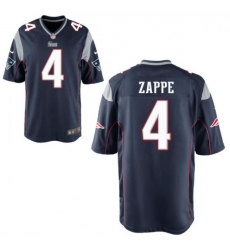 Men Nike New England Patriots Bailey Zappe #4 Navy Blue Vapor Limited Player Jersey Men Nike New England Patriots Bailey Zappe #4 Navy Blue Vapor Limited Player Jersey