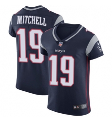 Men Nike Patriots #19 Malcolm Mitchell Navy Blue Team Color Stitched NFL Vapor Untouchable Elite Jersey Men Nike Patriots #19 Malcolm Mitchell Navy Blue Team Color Stitched NFL Vapor Untouchable Elite Jersey