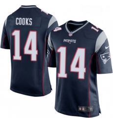 Mens Nike New England Patriots 14 Brandin Cooks Game Navy Blue Team Color NFL Jersey Mens Nike New England Patriots 14 Brandin Cooks Game Navy Blue Team Color NFL Jersey