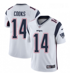 Mens Nike New England Patriots 14 Brandin Cooks White Vapor Untouchable Limited Player NFL Jersey Mens Nike New England Patriots 14 Brandin Cooks White Vapor Untouchable Limited Player NFL Jersey