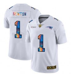 New England Patriots 1 Cam Newton Men White Nike Multi Color 2020 NFL Crucial Catch Limited NFL Jersey New England Patriots 1 Cam Newton Men White Nike Multi Color 2020 NFL Crucial Catch Limited NFL Jersey