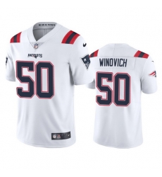 New England Patriots 50 Chase Winovich Men Nike White 2020 Vapor Limited Jersey New England Patriots 50 Chase Winovich Men Nike White 2020 Vapor Limited Jersey