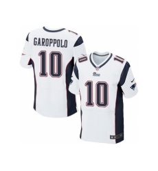 Nike New England Patriots 10 Jimmy Garoppolo White Elite NFL Jersey Nike New England Patriots 10 Jimmy Garoppolo White Elite NFL Jersey