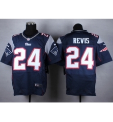 Nike New England Patriots 24 Darrelle Revis Blue Elite NFL Jersey Nike New England Patriots 24 Darrelle Revis Blue Elite NFL Jersey