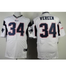 Nike New England Patriots 34 Shane Vereen Elite White NFL Jersey Nike New England Patriots 34 Shane Vereen Elite White NFL Jersey
