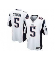 Nike New England Patriots 5 Tim Tebow white Game NFL Jersey Nike New England Patriots 5 Tim Tebow white Game NFL Jersey