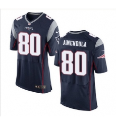 Nike New England Patriots #80 Danny Amendola Navy Blue Team Color Men 27s Stitched NFL New Elite Jersey Nike New England Patriots #80 Danny Amendola Navy Blue Team Color Men 27s Stitched NFL New Elite Jersey