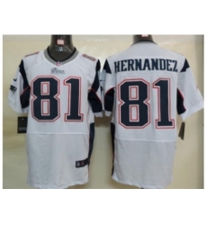 Nike New England Patriots 81 Aaron Hernandez White Elite NFL Jersey Nike New England Patriots 81 Aaron Hernandez White Elite NFL Jersey
