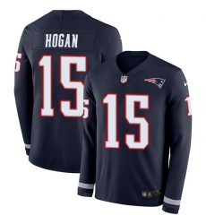 Nike Patriots #15 Chris Hogan Navy Blue Team Color Men Stitched NFL Limited Therma Long Sleeve Jersey Nike Patriots #15 Chris Hogan Navy Blue Team Color Men Stitched NFL Limited Therma Long Sleeve Jersey