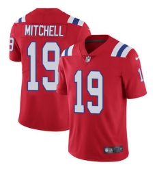 Nike Patriots #19 Malcolm Mitchell Red Alternate Mens Stitched NFL Vapor Untouchable Limited Jersey Nike Patriots #19 Malcolm Mitchell Red Alternate Mens Stitched NFL Vapor Untouchable Limited Jersey