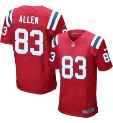 Nike Patriots #83 Dwayne Allen Red Alternate Mens Stitched NFL Elite Jersey Nike Patriots #83 Dwayne Allen Red Alternate Mens Stitched NFL Elite Jersey