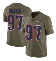 Nike Patriots #97 Alan Branch Olive Mens Stitched NFL Limited 2017 Salute To Service Jersey Nike Patriots #97 Alan Branch Olive Mens Stitched NFL Limited 2017 Salute To Service Jersey