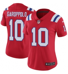 Nike Patriots #10 Jimmy Garoppolo Red Alternate Womens Stitched NFL Vapor Untouchable Limited Jersey Nike Patriots #10 Jimmy Garoppolo Red Alternate Womens Stitched NFL Vapor Untouchable Limited Jersey