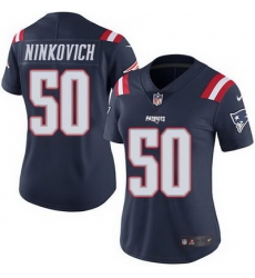 Nike Patriots #50 Rob Ninkovich Navy Blue Womens Stitched NFL Limited Rush Jersey Nike Patriots #50 Rob Ninkovich Navy Blue Womens Stitched NFL Limited Rush Jersey