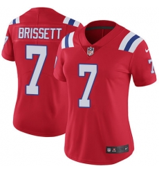Nike Patriots #7 Jacoby Brissett Red Alternate Womens Stitched NFL Vapor Untouchable Limited Jersey Nike Patriots #7 Jacoby Brissett Red Alternate Womens Stitched NFL Vapor Untouchable Limited Jersey
