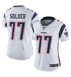 Nike Patriots #77 Nate Solder White Womens Stitched NFL Vapor Untouchable Limited Jersey Nike Patriots #77 Nate Solder White Womens Stitched NFL Vapor Untouchable Limited Jersey