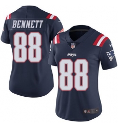 Nike Patriots #88 Martellus Bennett Navy Blue Womens Stitched NFL Limited Rush Jersey Nike Patriots #88 Martellus Bennett Navy Blue Womens Stitched NFL Limited Rush Jersey