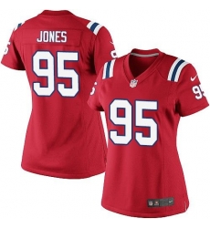 Nike Patriots #95 Chandler Jones Red Alternate Womens Stitched NFL Elite Jersey Nike Patriots #95 Chandler Jones Red Alternate Womens Stitched NFL Elite Jersey