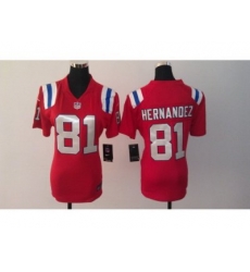Nike Women New England Patriots #81 Aaron Hernandez red jerseys Nike Women New England Patriots #81 Aaron Hernandez red jerseys