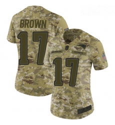 Patriots #17 Antonio Brown Camo Women Stitched Football Limited 2018 Salute to Service Jersey Patriots #17 Antonio Brown Camo Women Stitched Football Limited 2018 Salute to Service Jersey