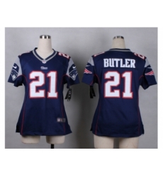 Women Nike New England Patriots #21 butler blue jerseys Women Nike New England Patriots #21 butler blue jerseys