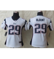 Women Nike New England Patriots #29 Blount white Jerseys Women Nike New England Patriots #29 Blount white Jerseys
