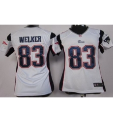 Women Nike New England Patriots 83 Wes Welker White Nike NFL Jersey Women Nike New England Patriots 83 Wes Welker White Nike NFL Jersey