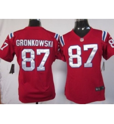 Women Nike New England patriots #87 Gronkowski Red Nike NFL Jerseys Women Nike New England patriots #87 Gronkowski Red Nike NFL Jerseys