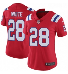 Womens Nike New England Patriots 28 James White Red Alternate Vapor Untouchable Limited Player NFL Jersey Womens Nike New England Patriots 28 James White Red Alternate Vapor Untouchable Limited Player NFL Jersey